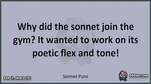 Sonnet - Jokes, Puns, Wordplays, and Laughter