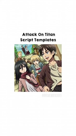 Plantilla de guion para Shift en Attack on Titan
