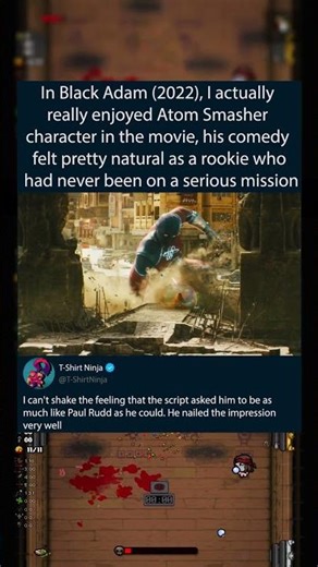 In Black Adam (2022), I actually really enjoyed Atom Smasher