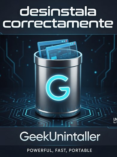 Desinstalar programas eficazmente en Windows con Geek Uninstaller