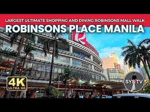 [4K] ROBINSONS PLACE ERMITA MANILA UPDATE WALK TOUR 2025