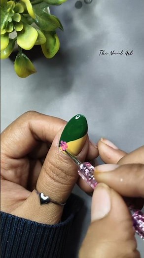 easy flower nail art tutorial 💅🌸 #nails #nailart2026 #simplenails #naildesign