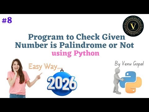 Python Program To Check Given Number Is Palindrome Or Not || Palindrome Number Program In Python