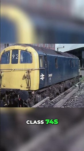 Class 74 Rebuild - The End of True Class 71s #Class71, #BritishRail, #fyp #locomotive #railway