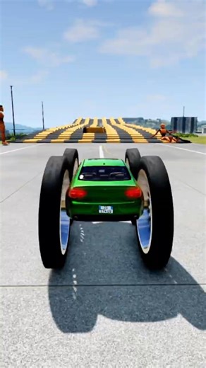 🔴🔥BIG & SMALL CARS Vs 50 Speed Bumps #2 - BeamNGDrive | BMng Jump #beamngdrive #shorts