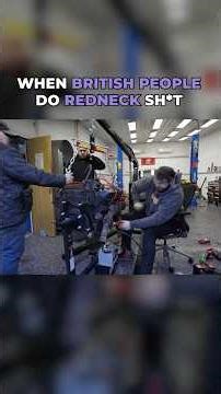 Brits do SERIOUS REDNECK mechanicals removing an engine #cars #tdc #mechanic #engineswap #cadillac