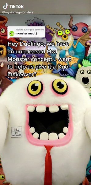 Collaboration with Duolingo: Transforming into a Monster in My Singing Monsters!
