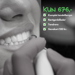 NY TANDLÆGE I DET NYE ÅR? 👩‍⚕️✨ I det nye år har vi åbnet op for flere tider hos Tandlægehuset Broby – og det betyder, at nye patienter kan få en ekstra god start hos os. Udnyt vores aktuelle velkomsttilbud og bliv en del af vores klinik. 💙 ✅ Komplet tandeftersyn ✅ Røntgenbilleder ✅ Tandrens ✅ 550 kr. i gavekort til efterfølgende behandling. Til kun 676 kr. 💥 💡 Er du medlem af “sygesikring danmark”? Så er prisen kun 415 kr. (Grundet dit tilskud). Læs mere ved at trykke her👇 | Tandlægehuset 