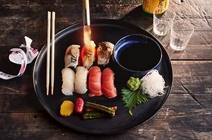 Lightly torch your sashimi for a flavorful and seared finish. #FindYourFire | Bernzomatic