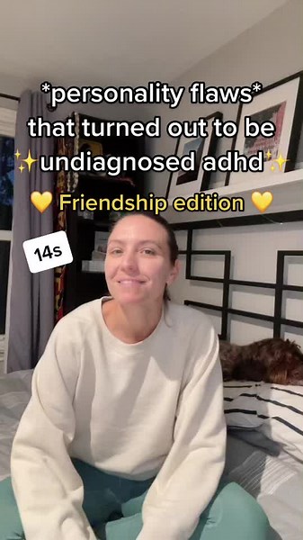 Maintaining friendships can be a real challenge for people with adhd. Time blindness, forgetfulness, and an “out of sight, out of mind” nature can have serious impacts on lasting friendships and how you view yourself as a ‘bad’ or ‘flakey’ friend. #adhdsigns #undiagnosedadhd #undiagnosedadhdinwomen #latediagnosisadhd #latediagnosedadhd #adhdawareness #adhdtraits #adhdtimeblindness #adhdforgetfullness #adhdoverwhelm #adhdfriendships #redflags #fyp #foryou