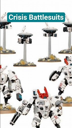 Crisis Battlesuits. Tau Legends #warhammer40k