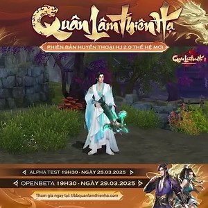 🔥 MÔN PHÁI MỚI: ĐƯỜNG MÔN – SÁT THỦ TẦM XA TẠI TLBB QUÂN LÂM THIÊN HẠ! 🔥 ⏰ Alpha Test: 19h30 ngày 25.03.2025 ⏰ Open Beta: 19h30 ngày 29.03.2025 👉 Nhận Giftcode tại: m.me/qlth.pbm 👉 Tham gia Landing để có cơ hội nhận vô vàn Giftcode siêu giá trị tại: https://bit.ly/DangKyQLTH018 Không chỉ ra mắt Mộ Dung, TLBB Quân Lâm Thiên Hạ còn mang đến một cao thủ sát thủ chơi nỏ – ĐƯỜNG MÔN! ⚔️🎯 ⚡ ĐƯỜNG MÔN – Thiên hạ khiếp sợ bởi chiêu thức sốc sát thương! ✅ Hệ phái tầm xa, sử dụng nỏ làm vũ khí chủ đạ