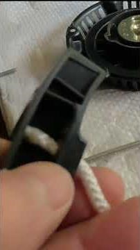 EASY FIX: Repair Any Broken Pull Starter Rope (Snowblower/Lawn Mower/Go Kart) #snowblowers