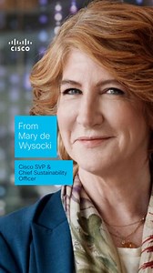 We're "leading with intention in 2025, scaling solutions to tackle environmental challenges while empowering communities to thrive." Explore six #sustainability trends for 2025 from Cisco Chief Sustainability Officer, Mary de Wysocki 🌎 https://cs.co/6046Q0te2 | Cisco Security