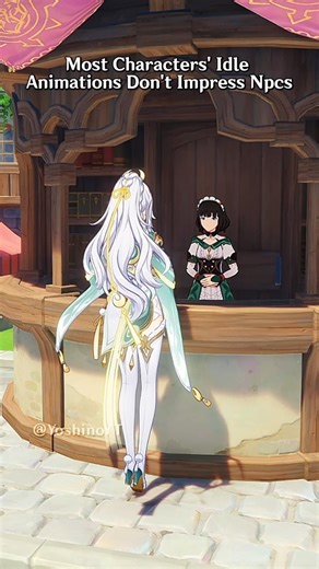 Only Their Idle Animations Can Impress NPCs In Genshin Impact