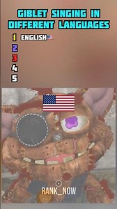 Giblet Doey Song in Different Languages #poppyplaytime #funny #shorts