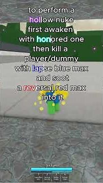 how to perform a hollow nuke in roblox JJS