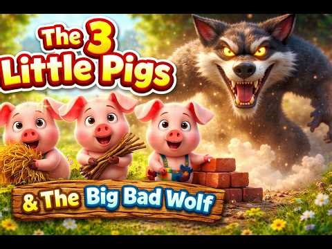 The 3 piglets and the big bad wolf