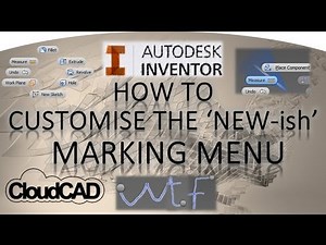 Customise The Right Click Marking Menu | Autodesk Inventor