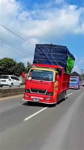 ⚪Truk canter full oleng full muatan || Cinematic truk terbaru