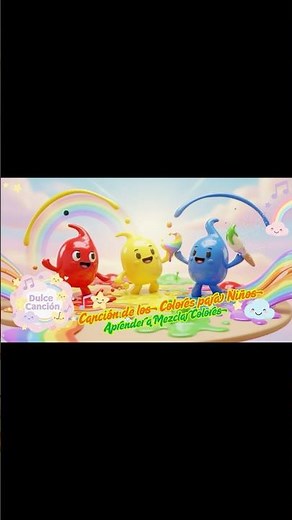 🟥🟨🟦 Los Colores Mágicos 🎨 Canción de los Colores 🌈 #educativa #colores