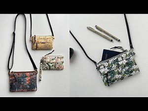 Learn how to make AINSLEY CROSSBODY BAG, a perfect day to day bag or travel companion.