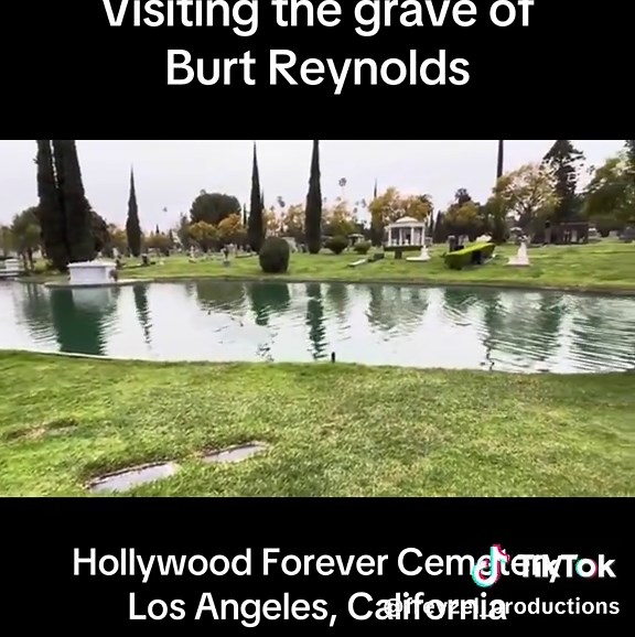 Visiting the grave of legendary actor Burt Reynolds at Hollywood Forever Cemetery in Los Angeles, California. #burtreynolds #famousgraves #cemetery #hollywoodforevercemetery