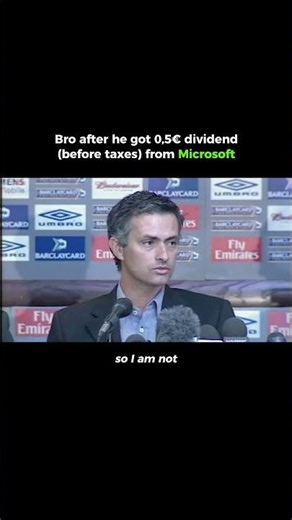 Bro after he got a dividend #stockmarket #memes #trader #microsoft