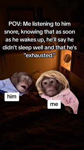 Relatable Snoring Scenario for Couples