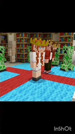 The Iron Golem x Princess 🥀#memes #reversesear #trend #edit #minecraft #story #gaming #lyrics