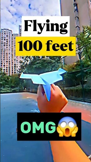 🚀 100 Feet Paper Airplane Challenge! | Epic DIY Plane ✈️🔥