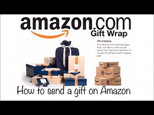 AMAZON GIFT WRAP OPTION! I How to send a gift on amazon I Online gift wrap review!