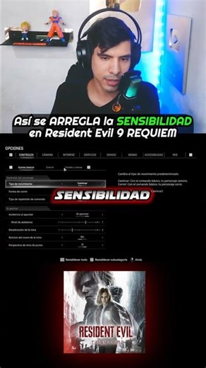 How to ADJUST Mouse/Controller Sensitivity in Resident Evil Requiem #re9 #sensitivity