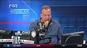 52K views · 771 reactions | Michael Kay makes good on his NFL bet & eats an entire Whopper live on air ... barely. | YES Network | Facebook