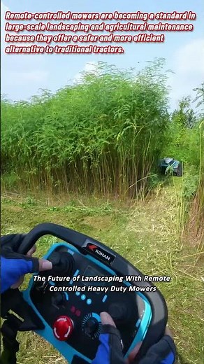 The Future of Landscaping With Remote Controlled Heavy Duty Mowers