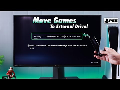 How to Move PS5 Games to External Storage! [SSD]