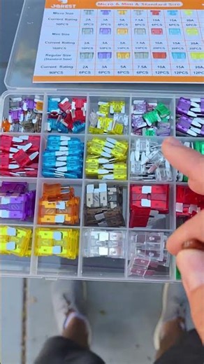 Car Fuse Assortment (300-Piece) | Micro, Mini & Standard Blade Fuses + Fuse Puller