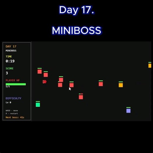 DAY 17 — MINIBOSS