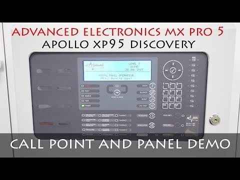 TESTING ADVANCED ELECTRONICS MX PRO 5 PANEL | APOLLO MCP | FIRE ALARM DEMO