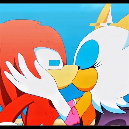 ROUGA KISS KNUCKLES 😳 #sonic #shorts #sonicthehedgehog #1m #trollface