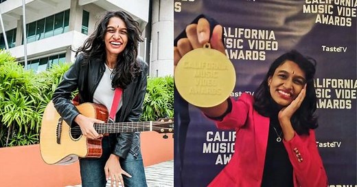 M’sian Indian Singer Wins ‘Best Female Solo Artiste’ At California Music Video Awards