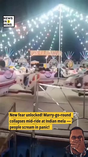 N L M D 📈📈📈📈 L O R D 🗣️ on Instagram: "WITNESS STATEMENT: Are these rides properly inspected before being opened to the public? Who ensures safety standards at temporary amusement setups? And how many more such accidents before stricter checks become a norm? A terrifying scene unfolded at an amusement mela in India when a merry-go-round suddenly collapsed while spinning at full speed. Families and children on board were thrown into panic as the structure gave way without warning. The incide