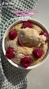Delicious Raspberry Cookie Baked Oats Recipe