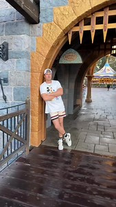 When you have Disney at 1 and a game at 7✈️ • • #baseball #disney #disneyland #bananas | Jackson Olson