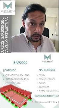 SAP2000 DIPLOMA. FROM ZERO TO SEISMIC PROTECTION DEVICES #virmex #sap2000