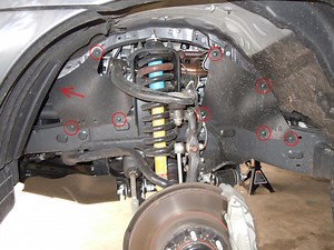 Replacing the starter - 2006 V6