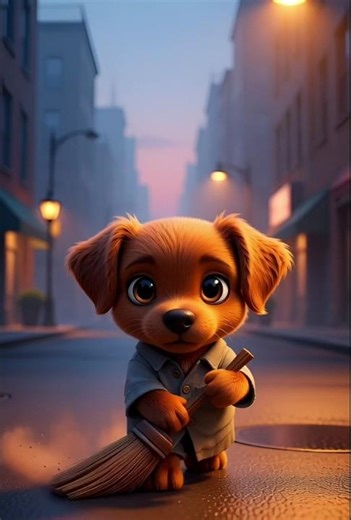 Pappy a clenar dog#ai #shorts #shortsfeed