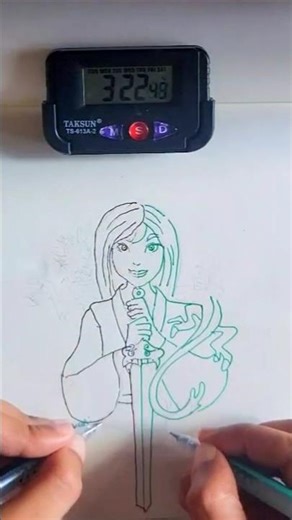 Mulan speed drawing in 5 minutes #drawing #disney #mulan #shorts