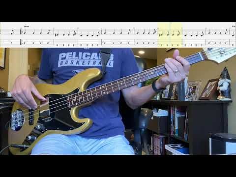 Surrender by Cheap Trick Isolated Bass Cover with Tab