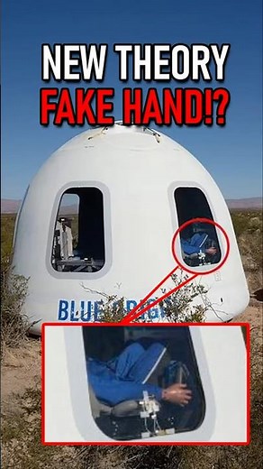 NEW THEORY: Fake Hand Seen Inside Blue Origin Space Craft!?